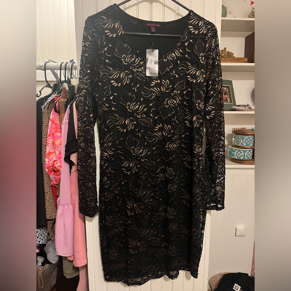 Black and gold party/cocktail dress